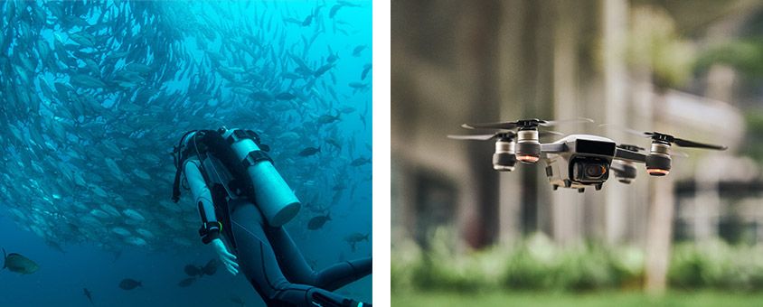 Scuba Cenotes and Drone photography